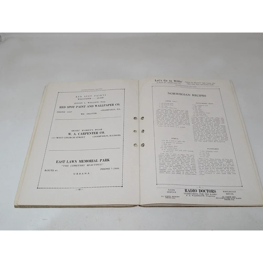 Mckinley Foundation University of Illinois Yearbook Vintage‎ Antique 1938 Church